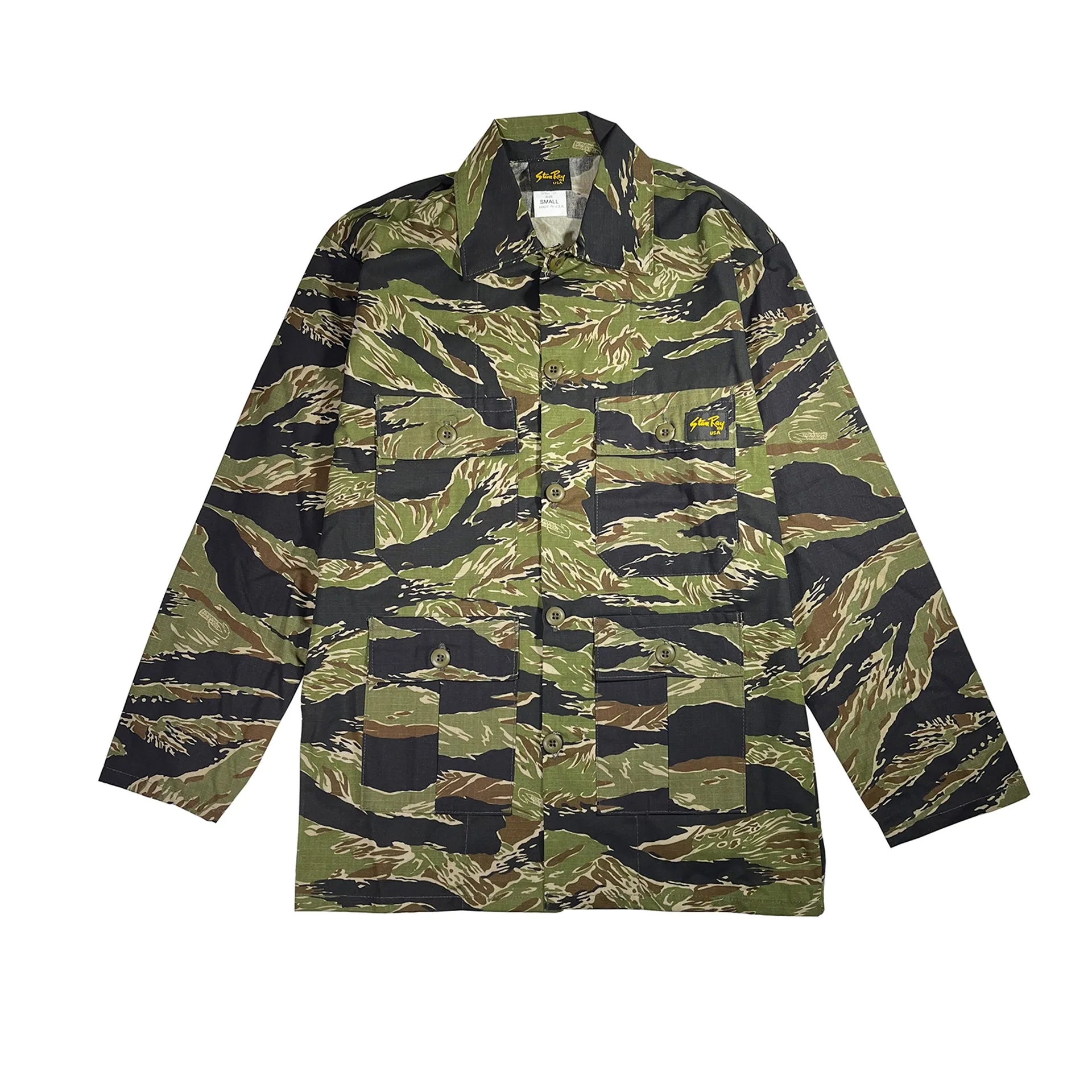 Shop Jacket - Lewisburg Surf Shop Logo Tiger Stripe Camo