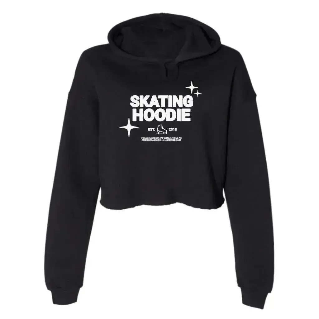 Skating Hoodie Women's Cropped Fleece Hoodie