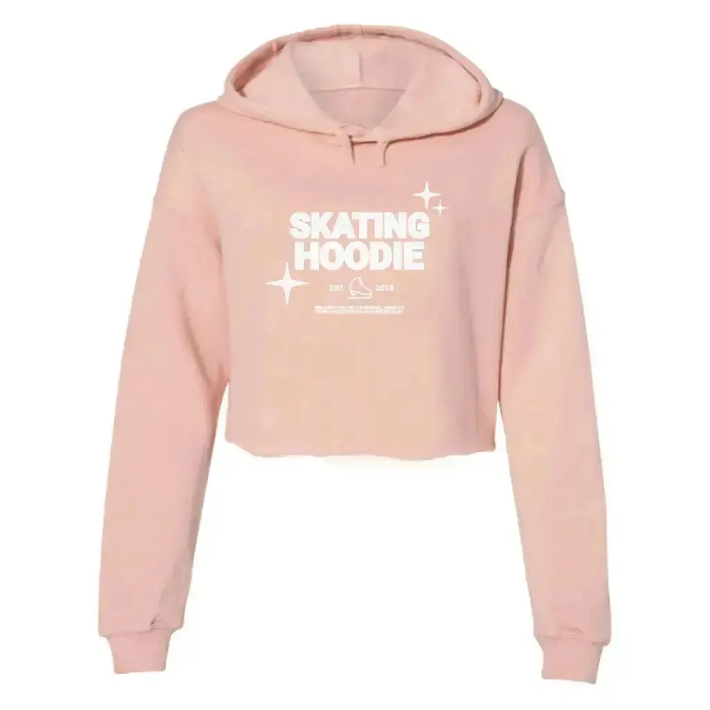 Skating Hoodie Women's Cropped Fleece Hoodie