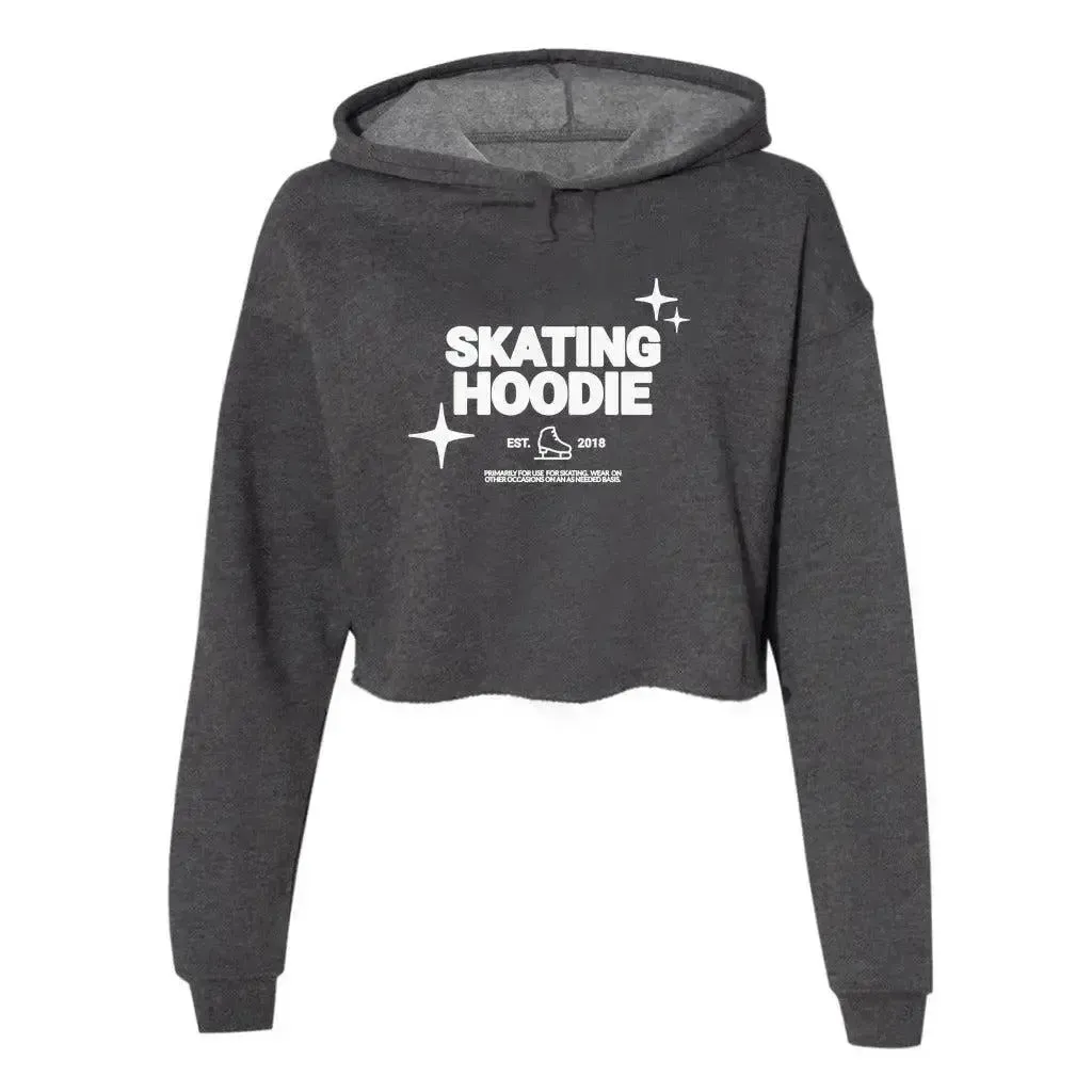 Skating Hoodie Women's Cropped Fleece Hoodie