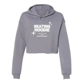 Skating Hoodie Women's Cropped Fleece Hoodie