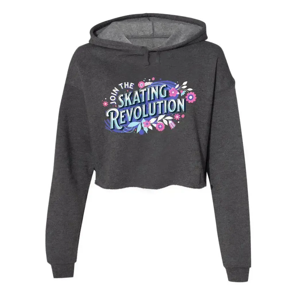 Skating Revolution Women's Cropped Fleece Hoodie