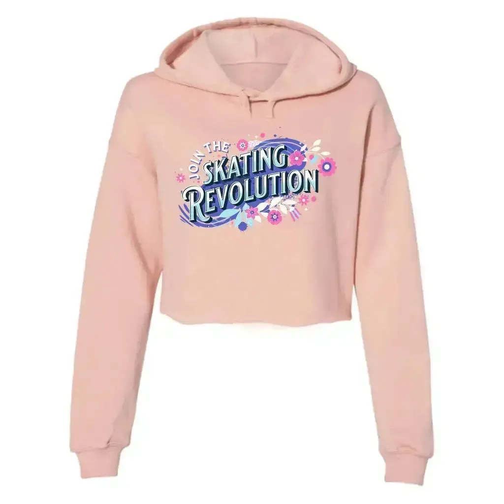 Skating Revolution Women's Cropped Fleece Hoodie