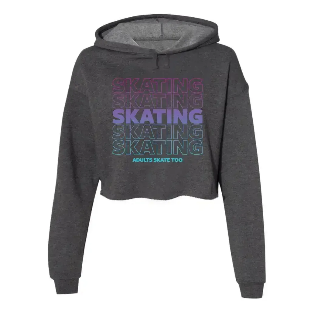 SKATING Women's Cropped Fleece Hoodie