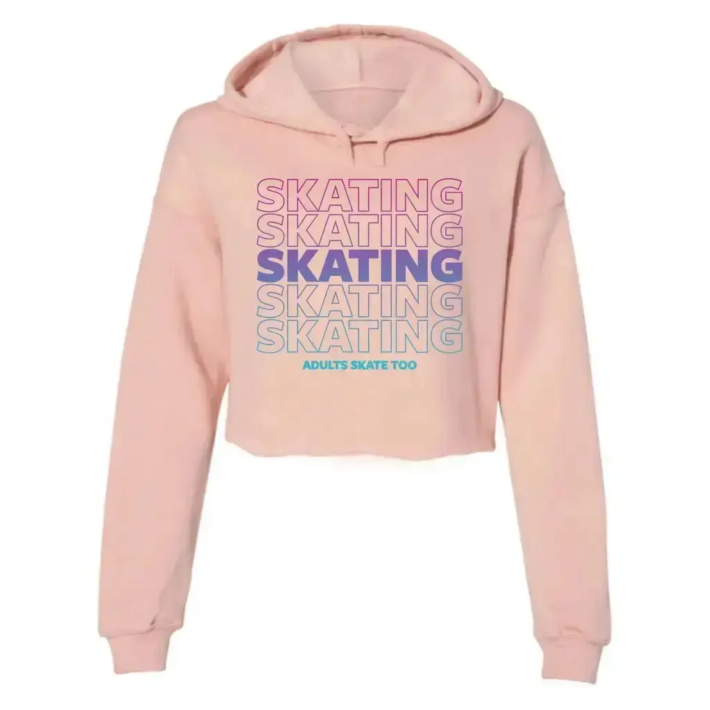 SKATING Women's Cropped Fleece Hoodie