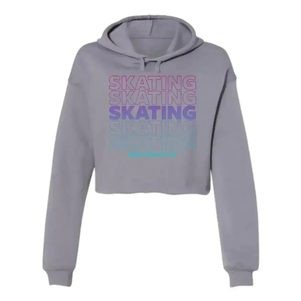 SKATING Women's Cropped Fleece Hoodie