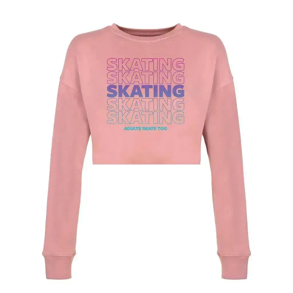 SKATING Women's Cropped Sweatshirt