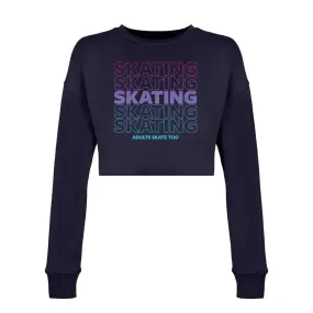 SKATING Women's Cropped Sweatshirt