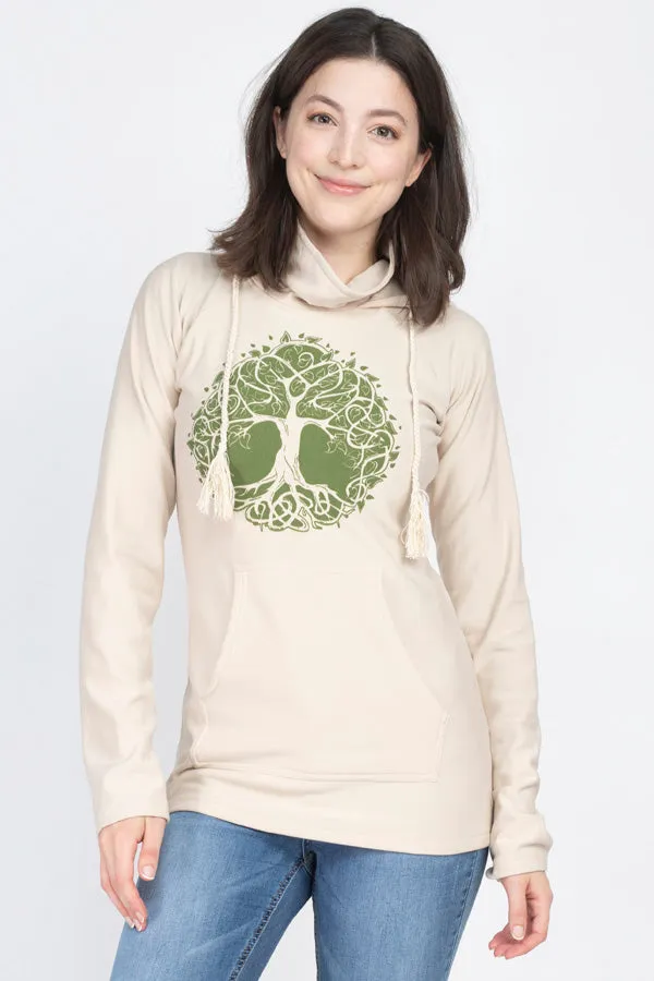 Soft Organic Tree of Life Hoodie