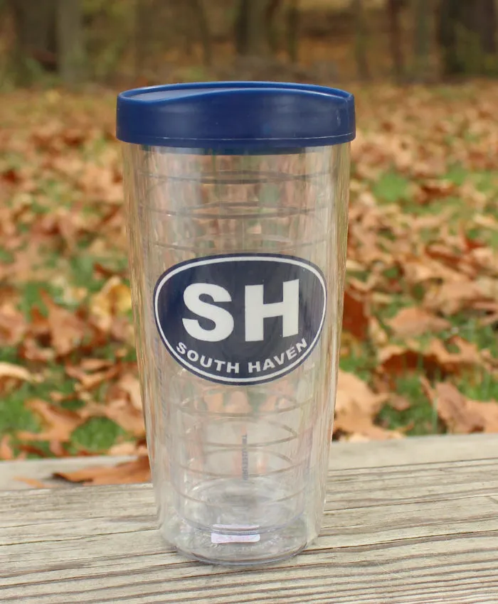 South Haven 16oz Insulated Tumbler with lid, 2 or 4 Packs