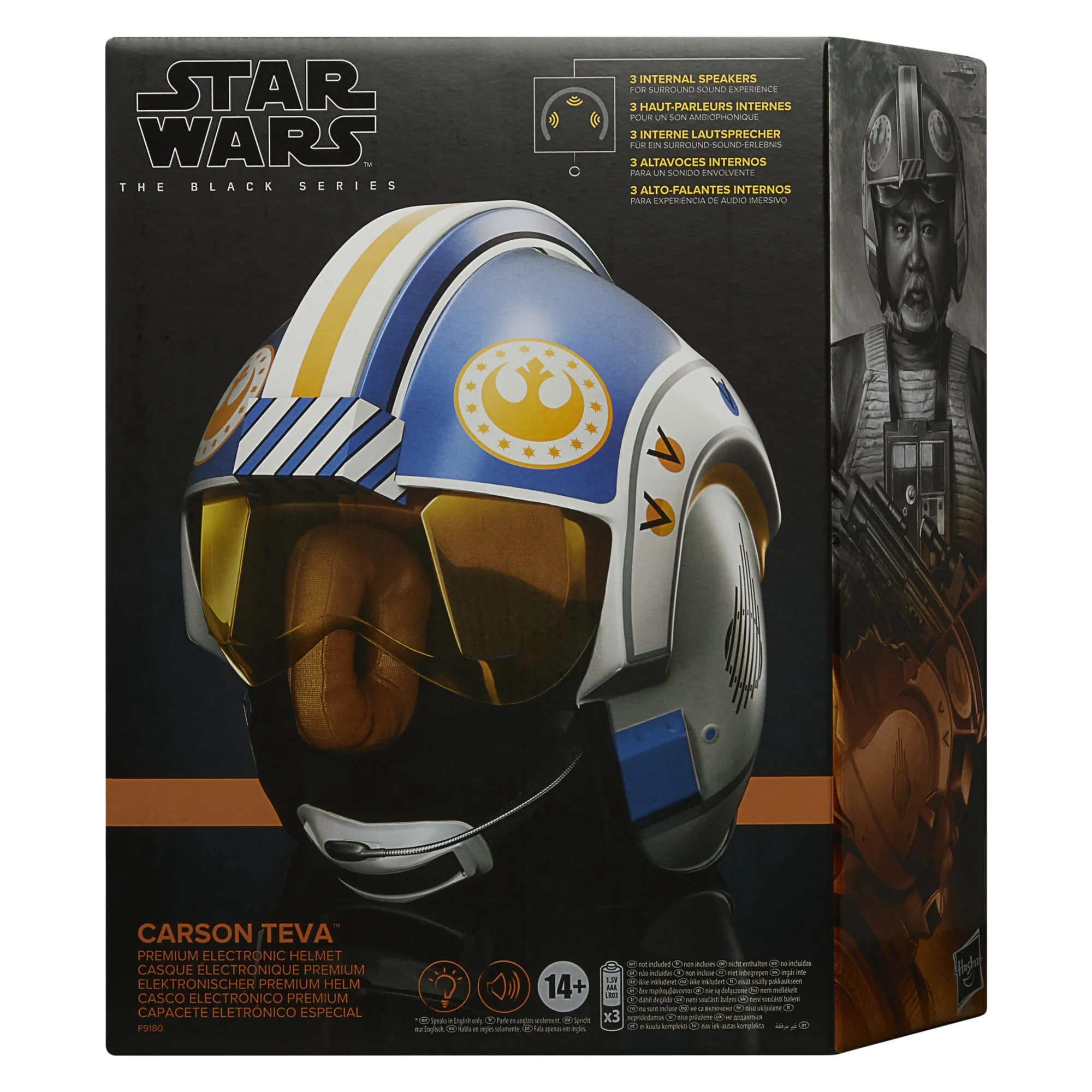 Star Wars The Black Series Carson Teva Electronic Helmet