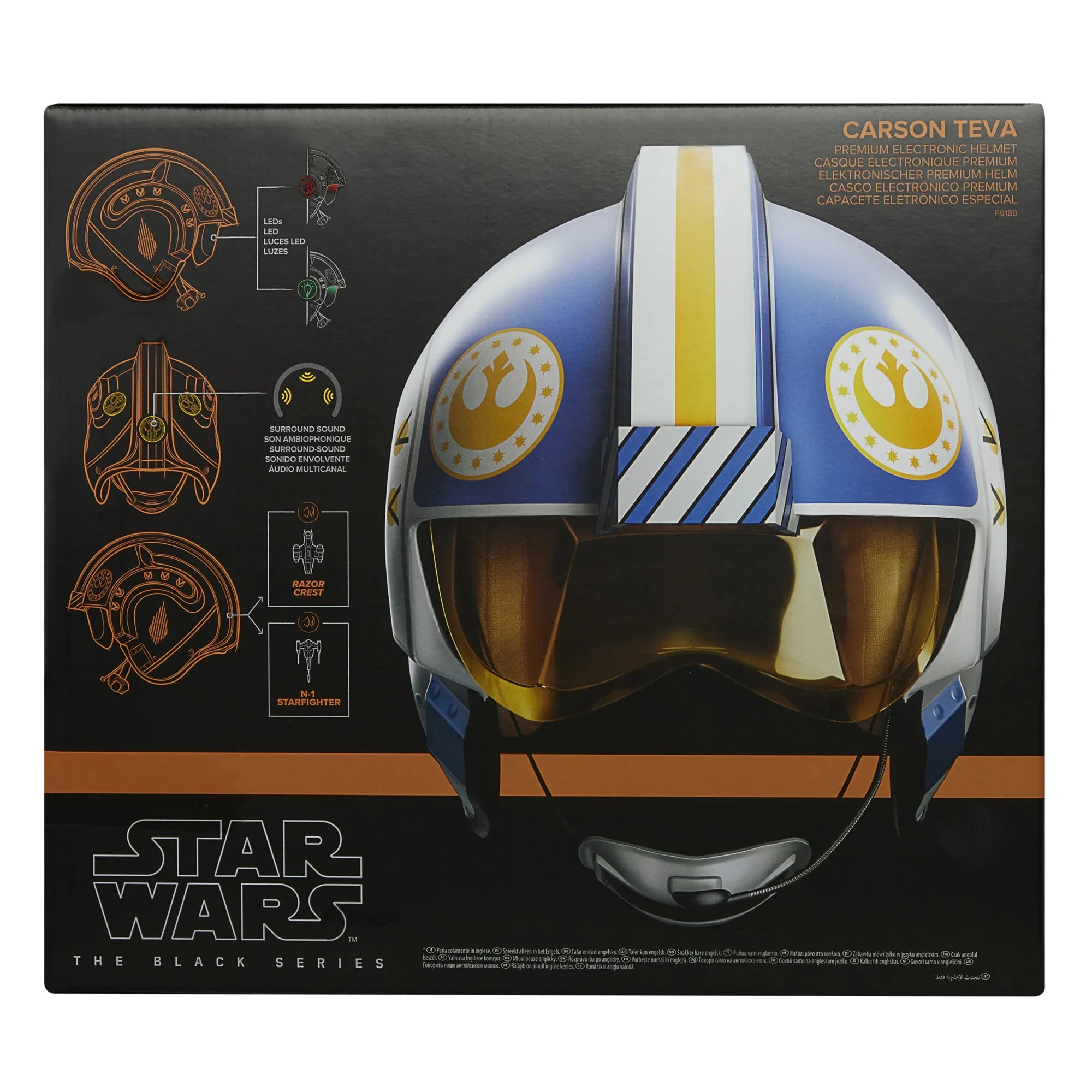 Star Wars The Black Series Carson Teva Electronic Helmet