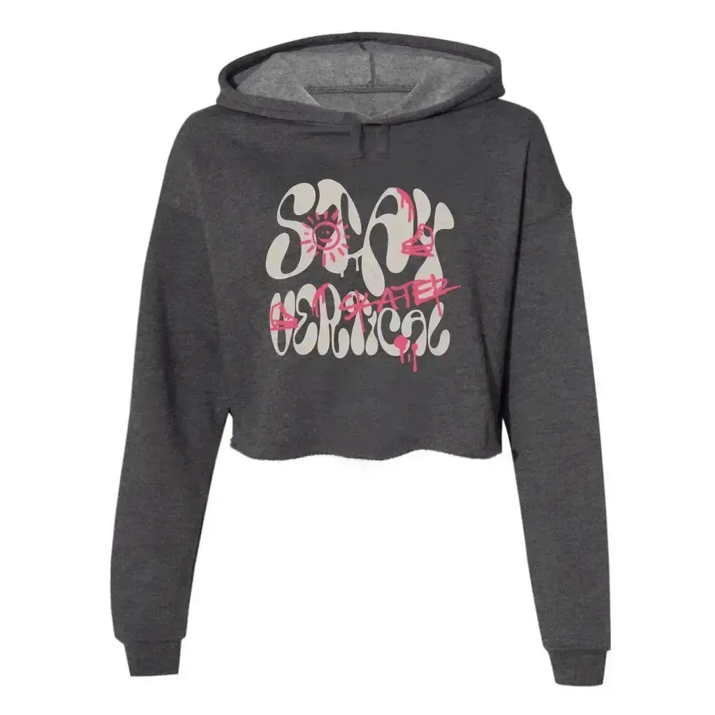 Stay Vertical Women's Cropped Fleece Hoodie