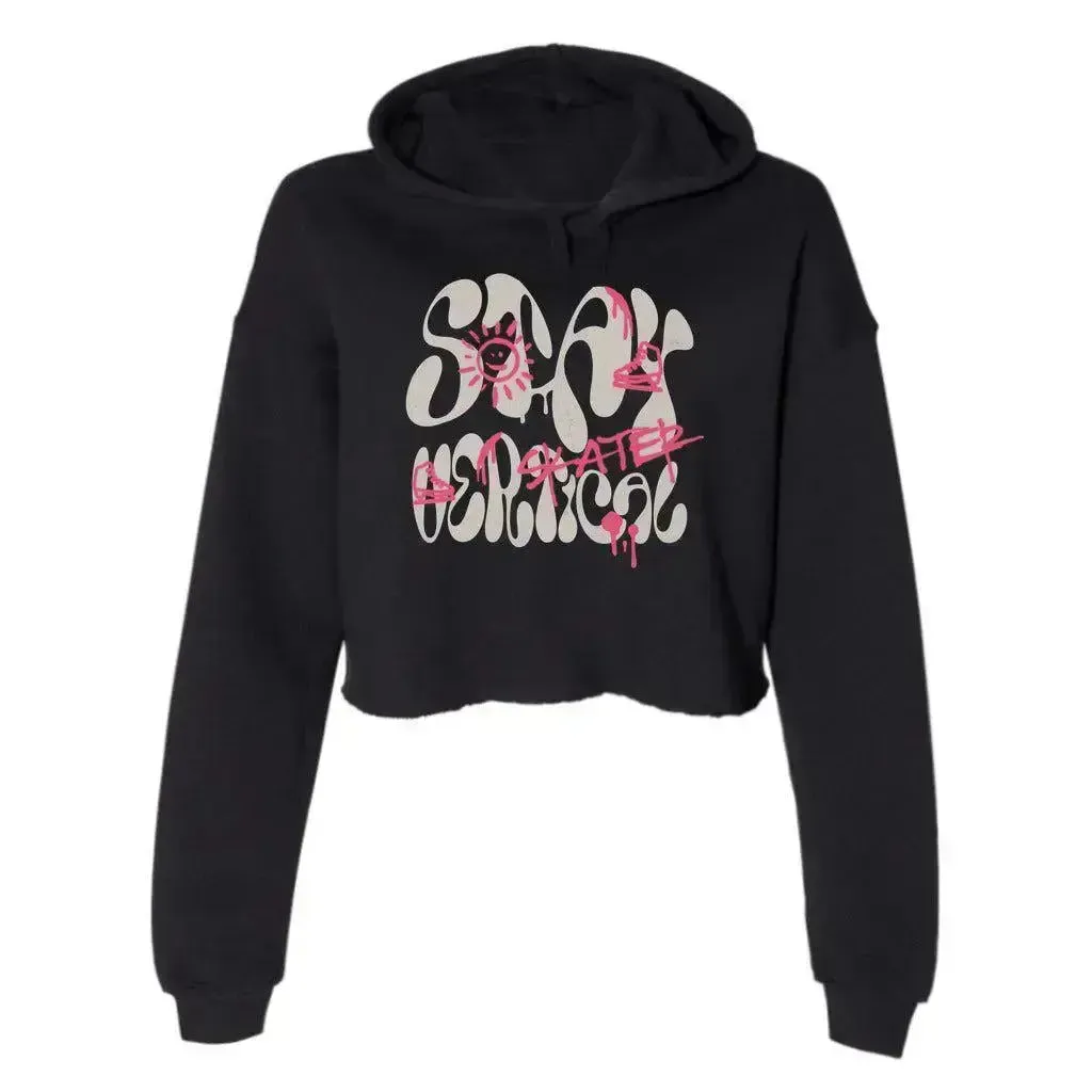 Stay Vertical Women's Cropped Fleece Hoodie