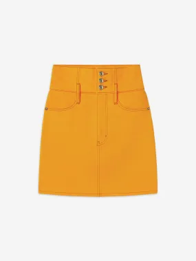 The Corset Mini Skirt -- Marigold