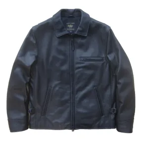 The Portola - Black Naked Leather Dockworker Jacket