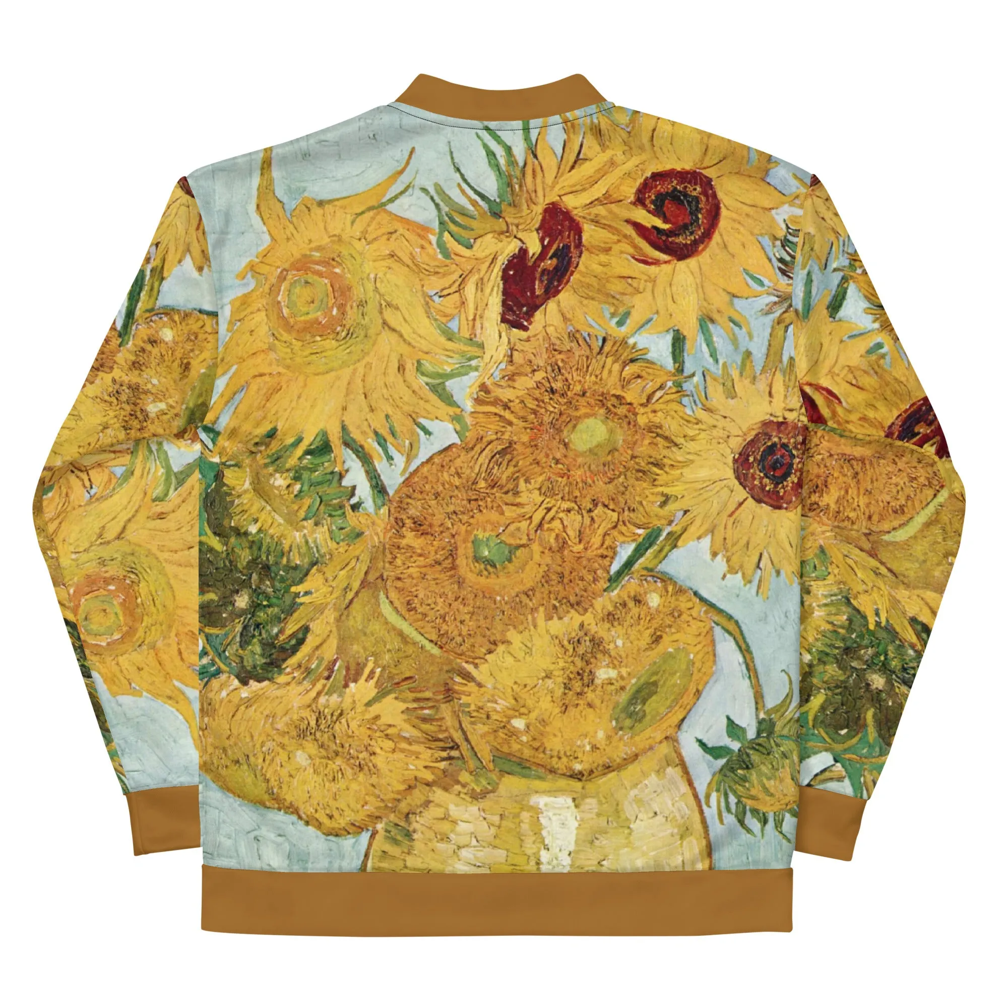 Van Gogh Inspired Sunflowers Bomber Jacket