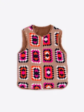 Vilagallo Reversible Crochet Vest