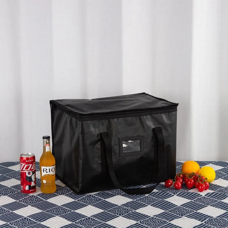 Waterproof Cooler Bag Picnic Insulated Lunch Box Foldable Ice Pack Portable Food Thermal Bag Drink Carrier Delivery Functional