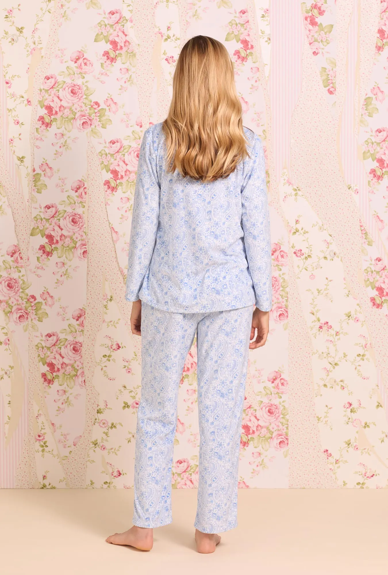 Winter Paisley Cozy Fleece Classic Pajama