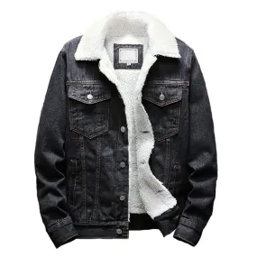 WLS Solid Color Denim Jacket