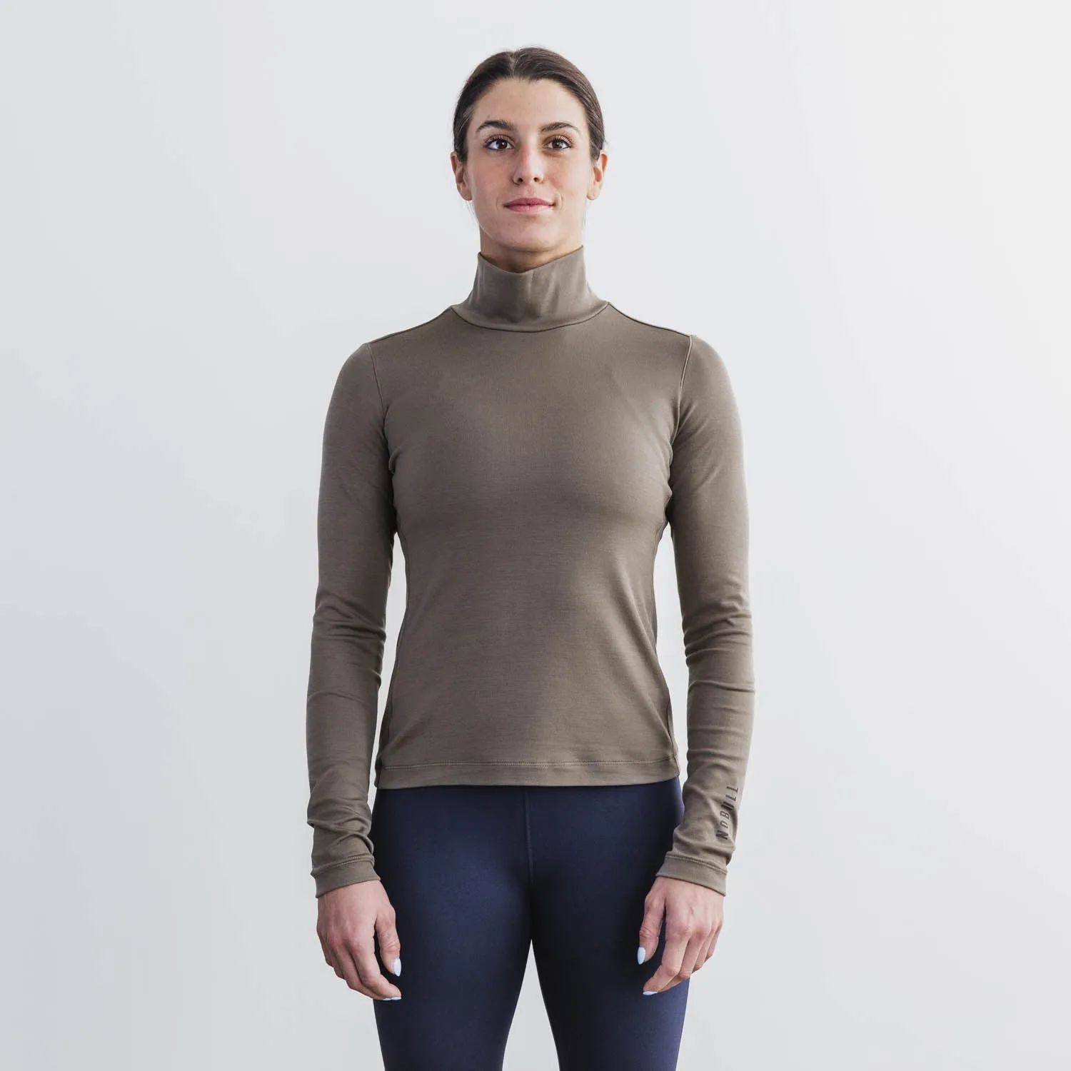 Women's Blended Merino Wool Turtleneck